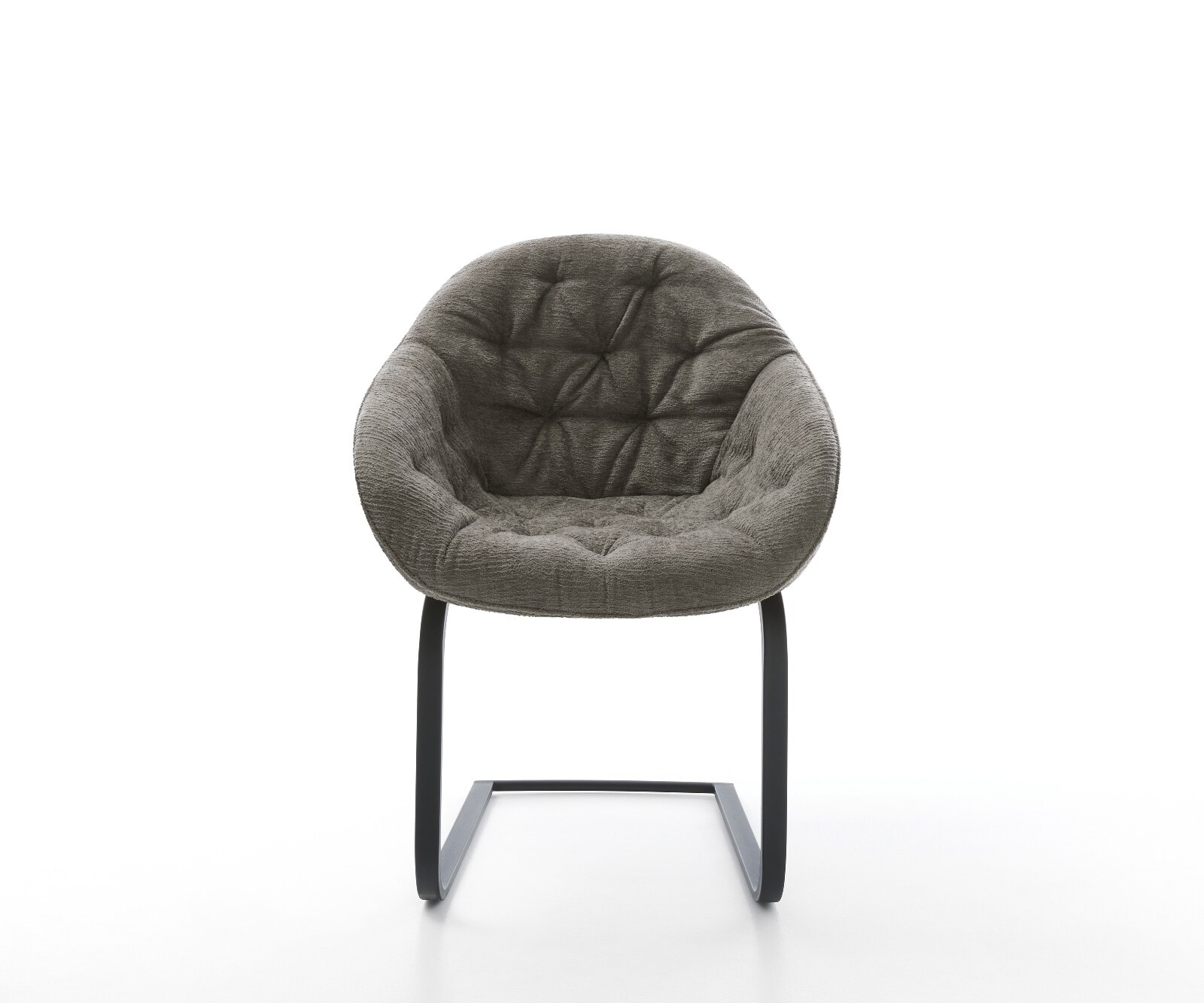Sledemodel Gaio-Flex bouclé zacht mud sledemodel vlak zwart 1