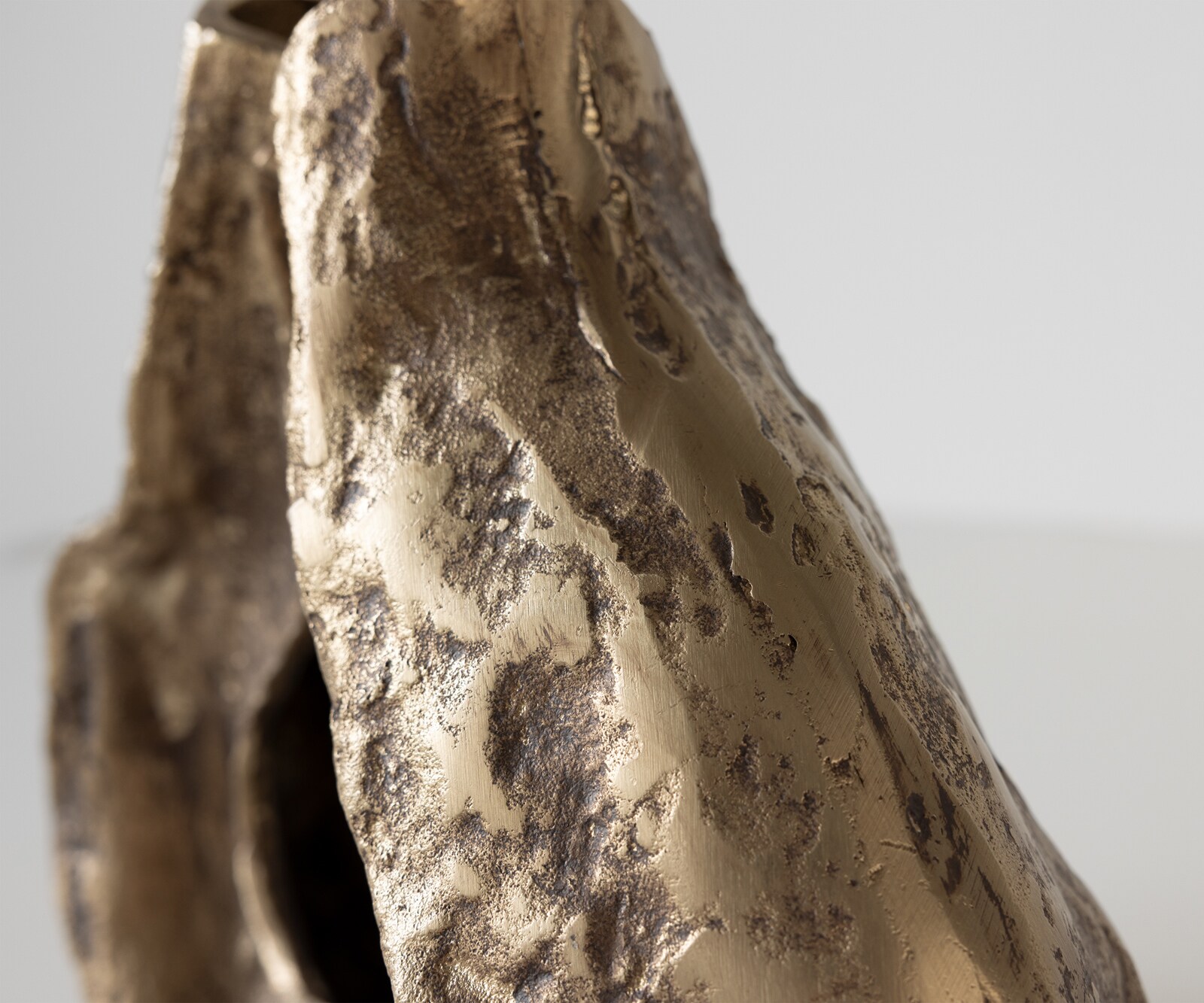 Sculptuur Nexora B40 x D15 x H33 cm Aluminium Oro Antico Handgemaakt 3