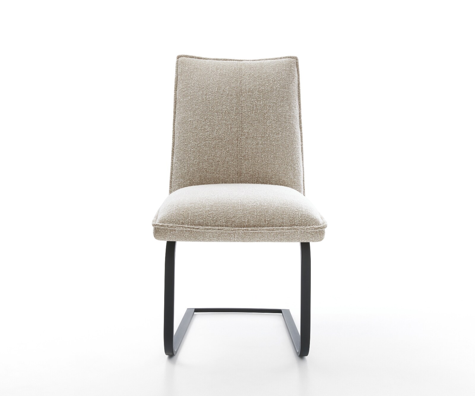 Sledemodel Lelio-Flex geweven stof beige sledemodel vlak zwart pocketveer kern 2