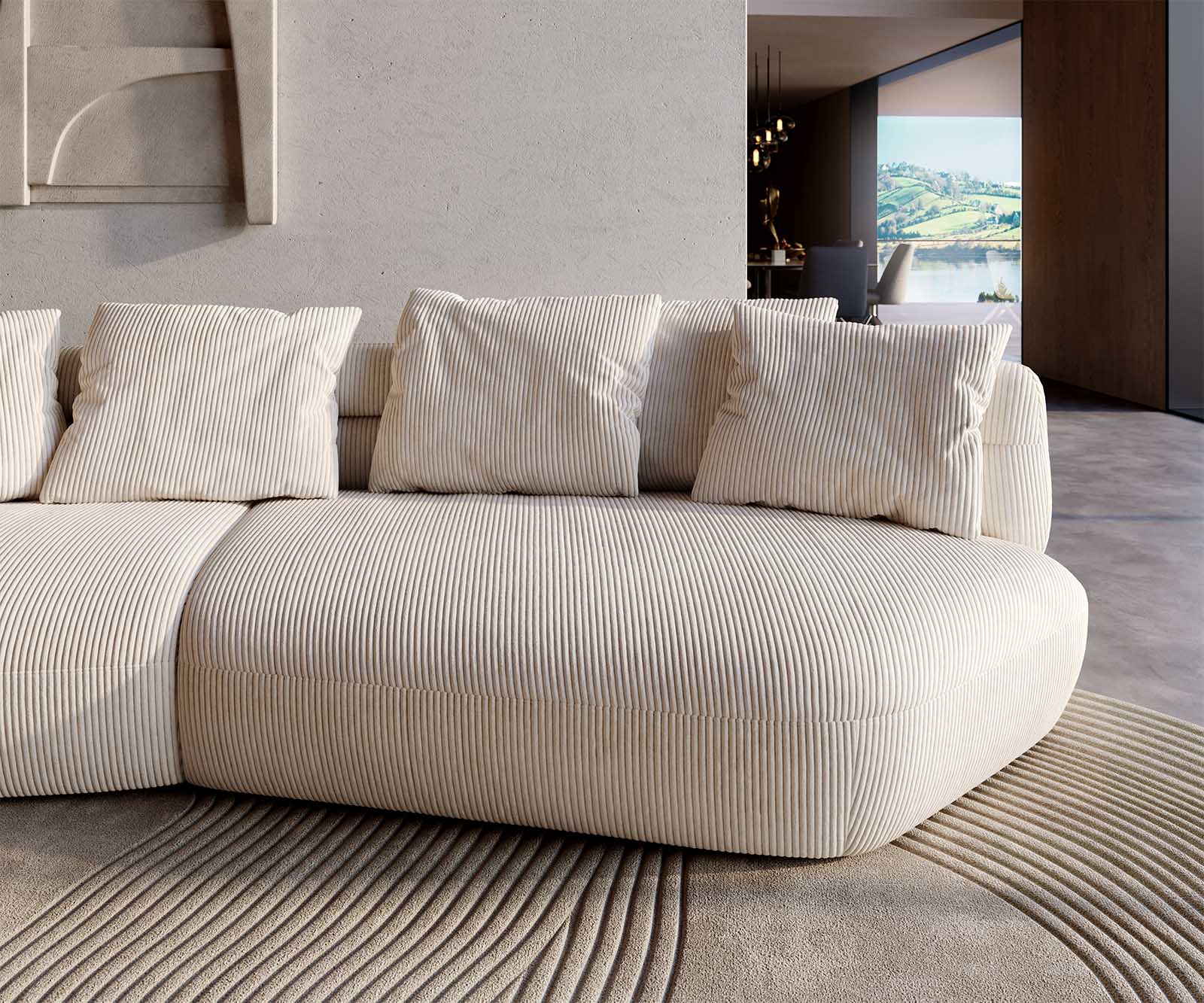 Sofa Roya 320x140 cm Snoer Beige 5 Sofa Roya 320x140 cm Snoer Beige 5