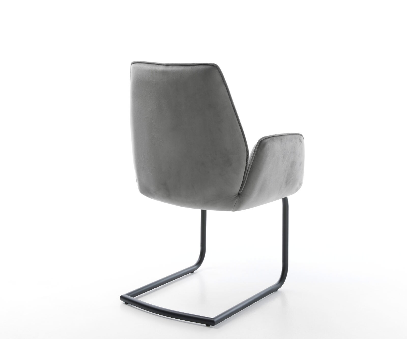 Sledemodel Zoa-Flex fluweel grijs sledemodel rond zwart pocketveer kern 4 Sledemodel Zoa-Flex fluweel grijs sledemodel rond zwart pocketveer kern 4