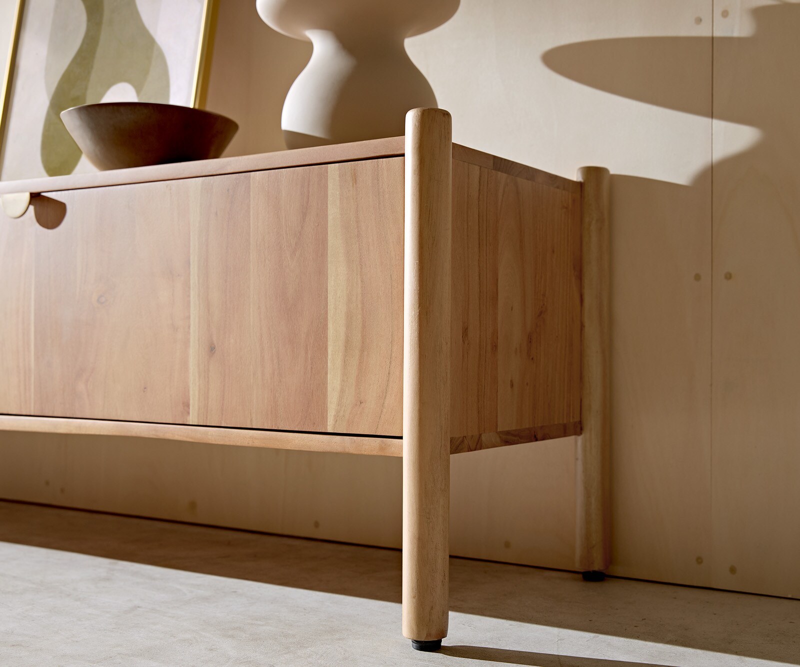 Tv-meubel Caius 220 cm acacia aura 4 deuren 5