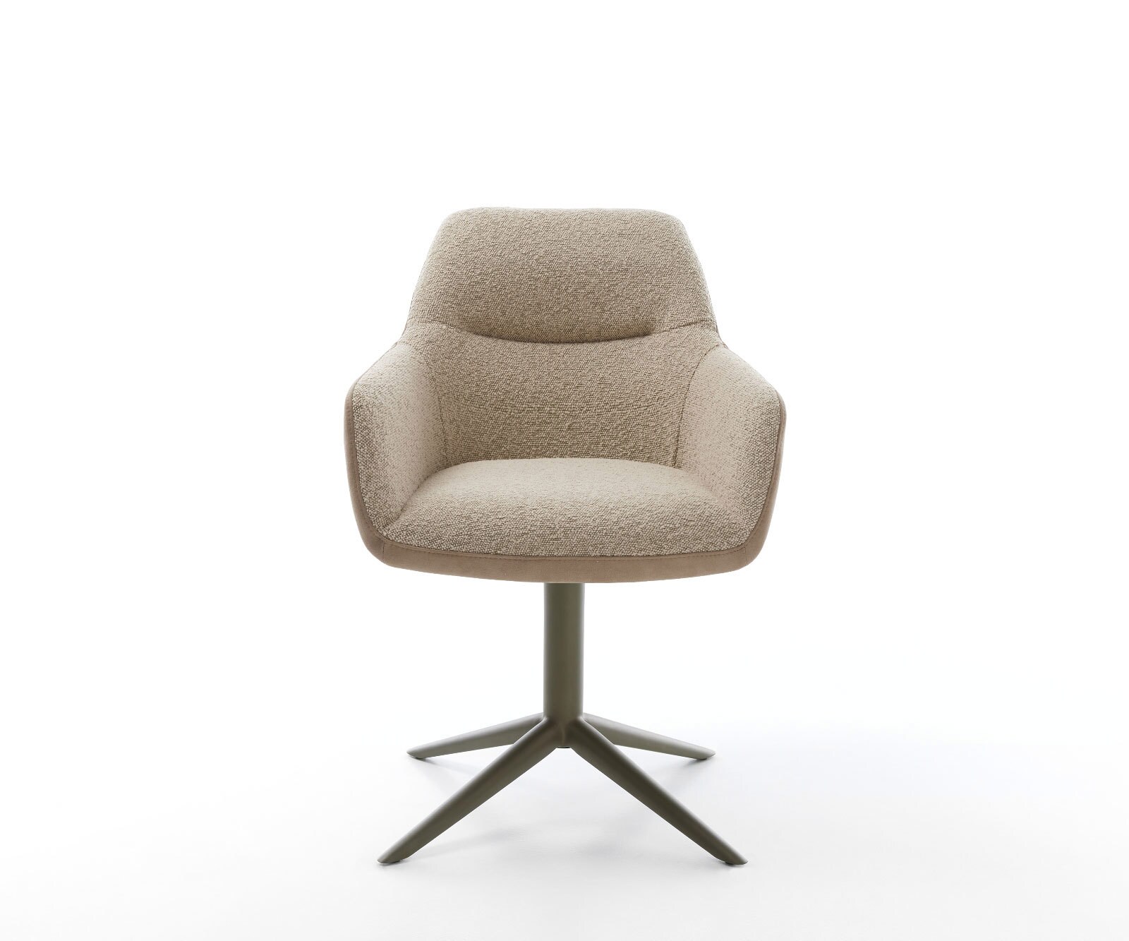Draaistoel Pejo-Flex materiaalmix mud kruispoot afwerking met titanium 360° draaibaar rocker-functie pocketveer kern 1
