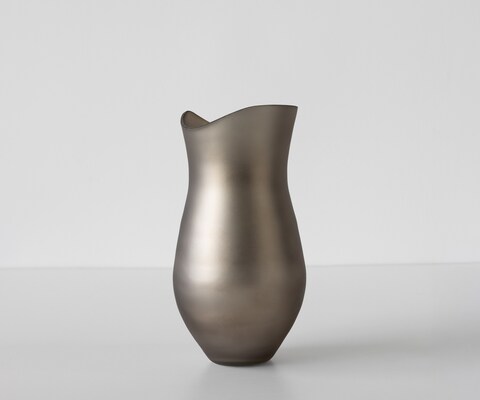 Vaas Sinuo B16 x D16 x H30 cm Glas Opal Mondgeblazen