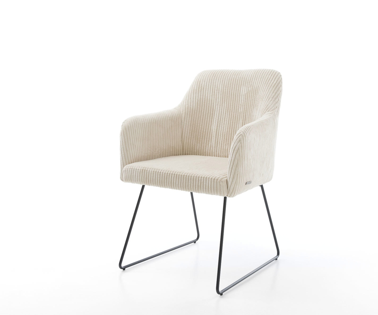 Eetkamerstoel Greg-Flex koord beige slipframe zwart pocketveer kern 1