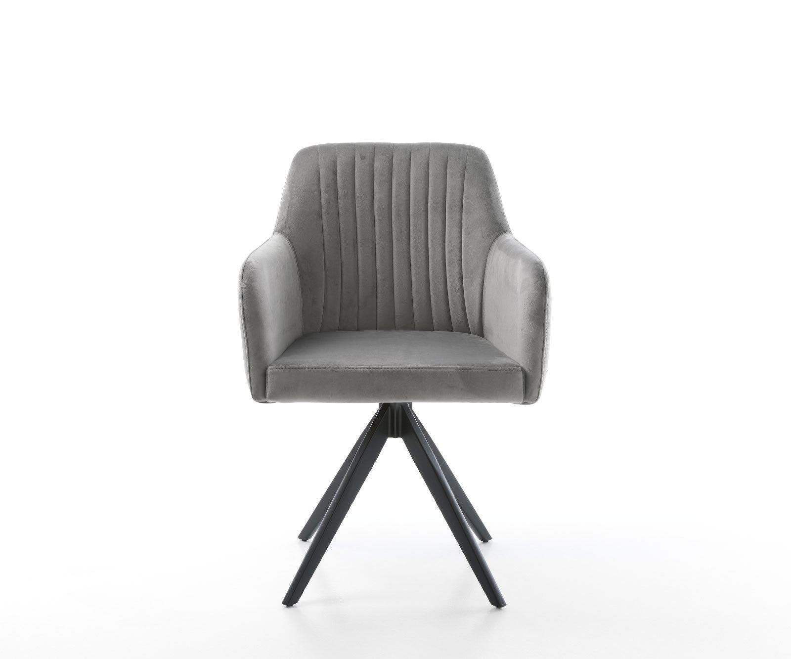 Eetkamerstoel Greg-Flex fluweel grijs kruisframe hoekig zwart pocketveer kern 1 Eetkamerstoel Greg-Flex fluweel grijs kruisframe hoekig zwart pocketveer kern 1