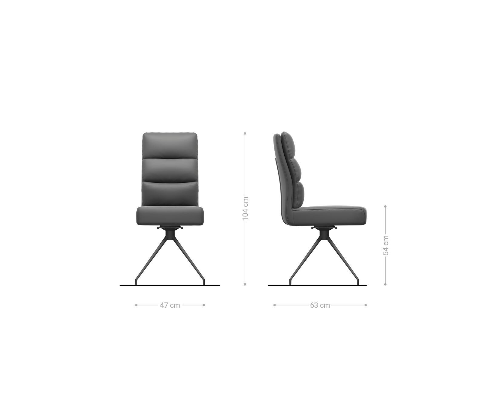 Eetkamerstoel Pela-Flex microvelours antraciet vintage kruisframe conisch roestvrij staal pocketveer kern 5 Eetkamerstoel Pela-Flex microvelours antraciet vintage kruisframe conisch roestvrij staal pocketveer kern 5