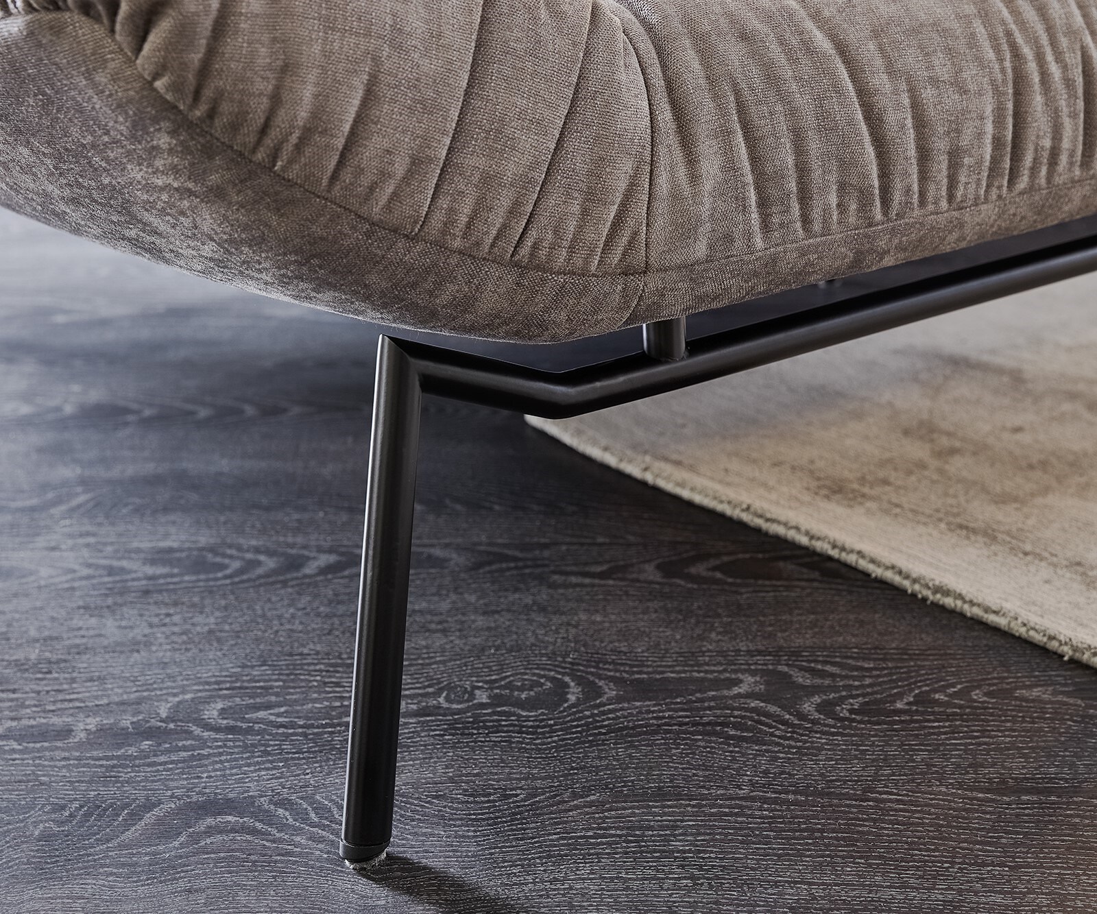 Hoekbank Shape High 305x160 steengrijs Longchair links by ES brand 4
