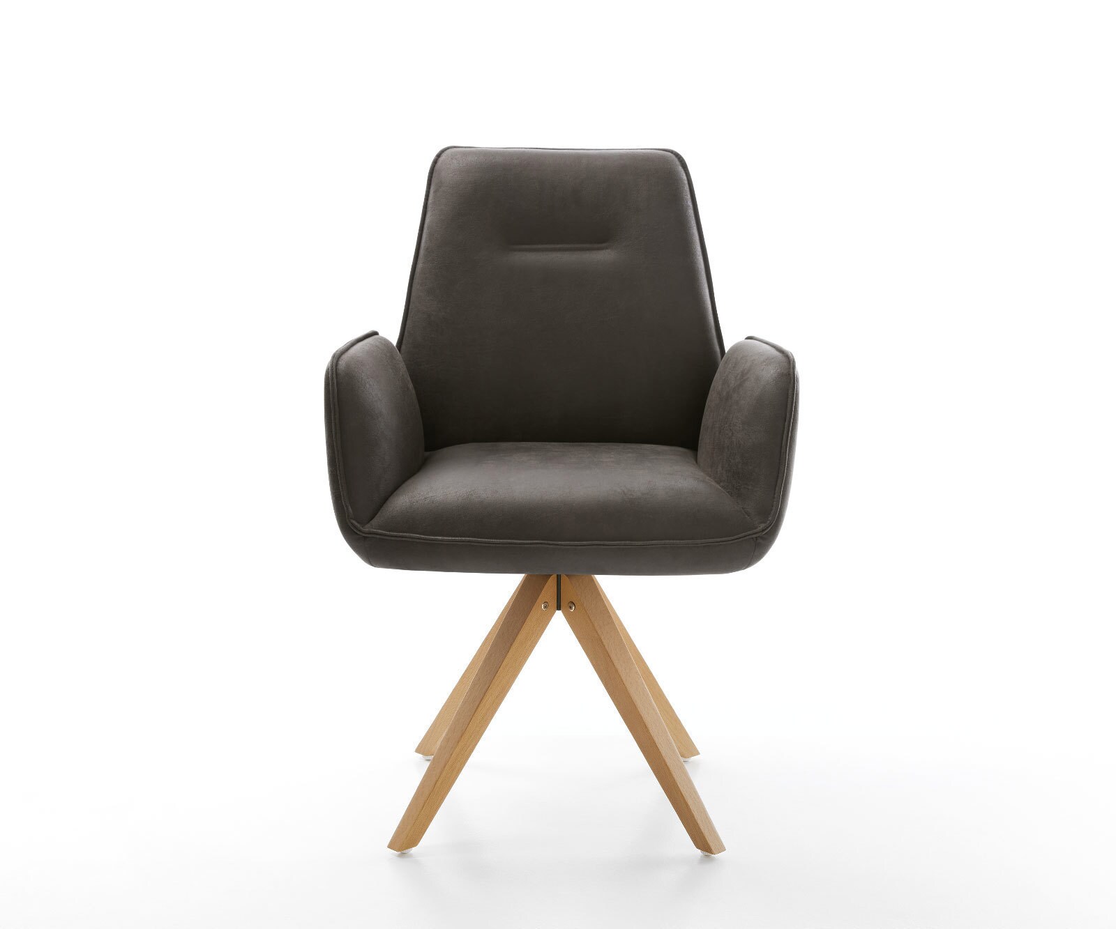 Eetkamerstoel Zoa-Flex microvelours antraciet vintage houten frame hoekig natuur pocketveer kern 1 Eetkamerstoel Zoa-Flex microvelours antraciet vintage houten frame hoekig natuur pocketveer kern 1