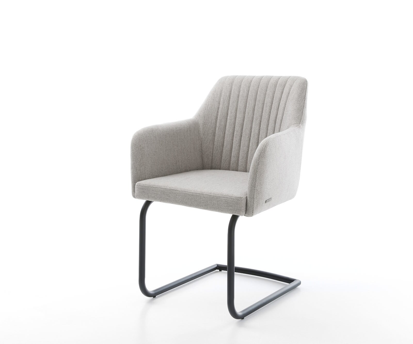 Sledemodel Greg-Flex stripes lichtgrijs sledemodel rond zwart pocketveer kern