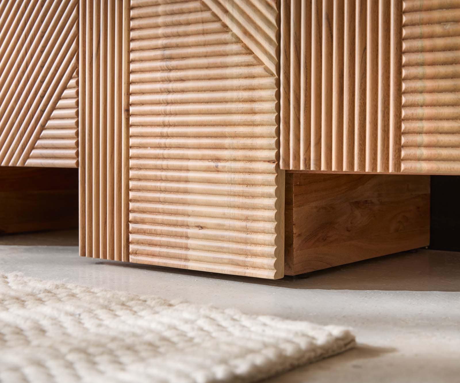 Dressoir Naxxar 180 cm Acacia Natuur 5 deuren 5 Dressoir Naxxar 180 cm Acacia Natuur 5 deuren 5