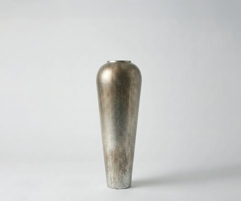 Vaas Tavera B24 x D24 x H70 cm Metaal Platin Aurum Handgemaakt