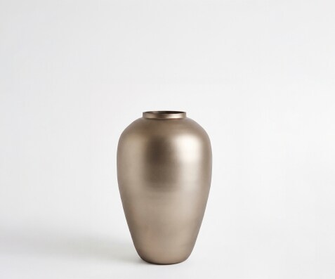 Vaas Rondia B17 x D17 x H28 cm Glas Opal Mondgeblazen