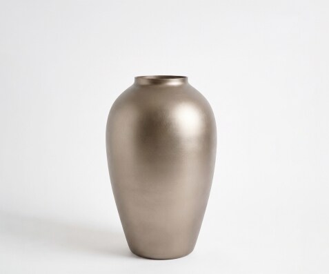 Vaas Rondia B21 x D21 x H35 cm Glas Opal Mondgeblazen