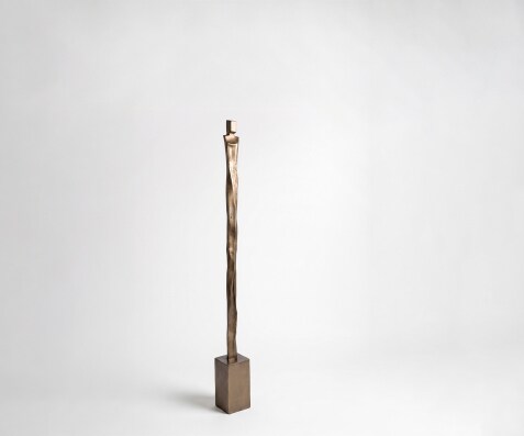 Beeldje Statera B12 x D12 x H131 cm Aluminium Aurum Satin Handgemaakt